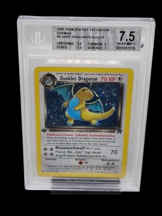 Pokemon - Dunkles Dragoran #5/82 - BGS 7.5 [DE]
