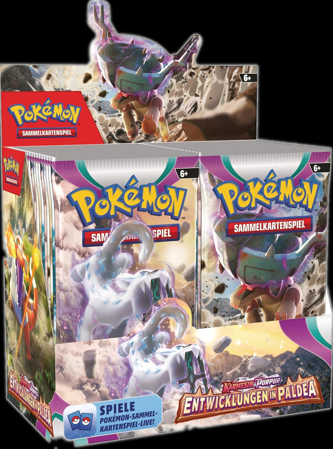 Pokemon - Entwicklungen in Paldea Booster-Display[DE]